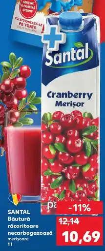 Kaufland SANTAL Băutură răcoritoare necarbogazoasă merişoare Ofertă