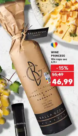 Kaufland WINE PRINCESS Vin rosu sec Ofertă