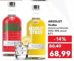 Kaufland ABSOLUT Vodka Ofertă