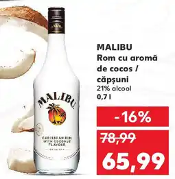 Kaufland MALIBU Rom cu aromă de cocos / căpşuni 21% alcool Ofertă