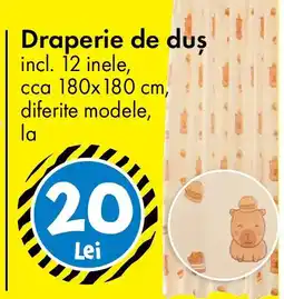 TEDI Draperie de duş Ofertă