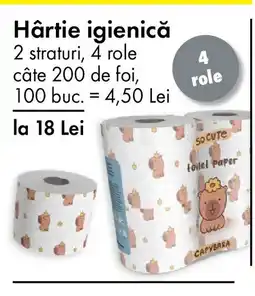 TEDI Hârtie igienică Ofertă