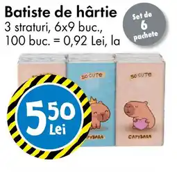 TEDI Batiste de hârtie Ofertă
