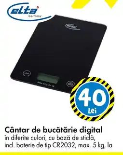 TEDI Elta Cântar de bucătărie digital Ofertă