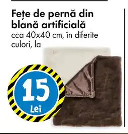 TEDI Fețe de pernă din blană artificială Ofertă