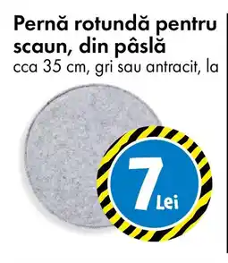 TEDI Pernă rotundă pentru scaun, din pâslă Ofertă
