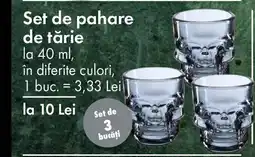 TEDI Set de pahare de tărie Ofertă