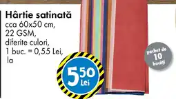 TEDI Hârtie satinată Ofertă