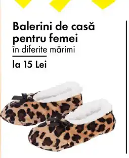 TEDI Balerini de casă pentru femei Ofertă