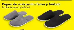 TEDI Papuci de casă pentru femei și bărbați Ofertă