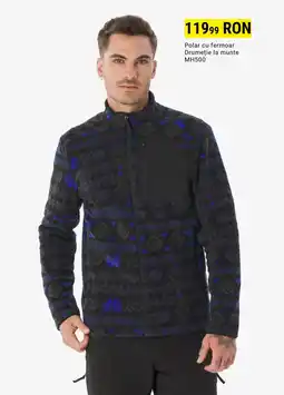 Decathlon Polar cu fermoar Drumeţie la munte MH500 Ofertă