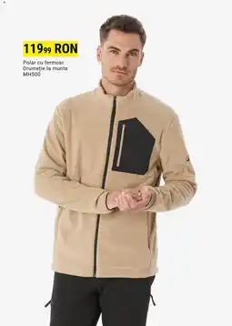 Decathlon Polar cu fermoar Drumeţie la munte MH500 Ofertă