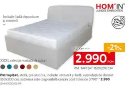 XXXLutz Pat tapițat Ofertă