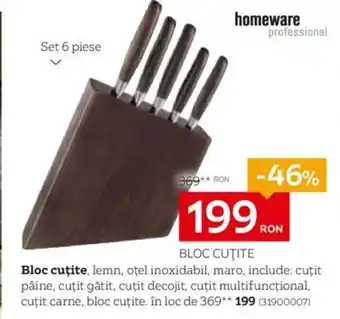 XXXLutz Bloc cuţite Ofertă