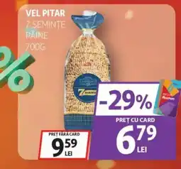 Auchan Vel pitar 7 seminte pâine Ofertă