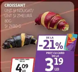 Auchan Croissant unt şi nougat/ unt şi zmeură Ofertă
