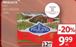Auchan Prodlacta unt 80% grăsime Ofertă