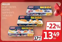 Auchan Muller iaurt cremos Ofertă