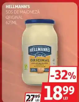 Auchan HELLMANN'S Sos de maioneză original Ofertă