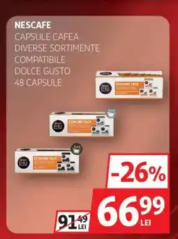 Auchan Nescafe capsule cafea Ofertă
