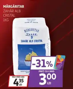 Auchan Margaritar Zahăr alb cristal Ofertă