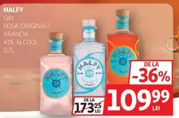 Auchan Malfy gin rosa/original/ arancia Ofertă