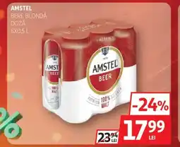 Auchan Amstel bere blondă doză Ofertă