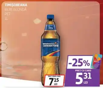 Auchan Timișoreana bere blondă Ofertă