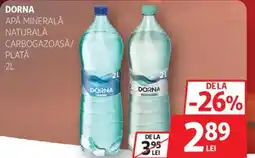 Auchan Dorna apă minerală naturală carbogazoasă/ plată Ofertă