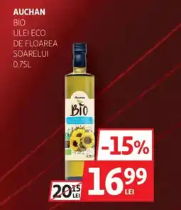 Auchan Auchan Bio ulei eco de floarea soarelui Ofertă
