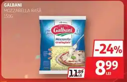 Auchan Galbani mozzarella rasă Ofertă