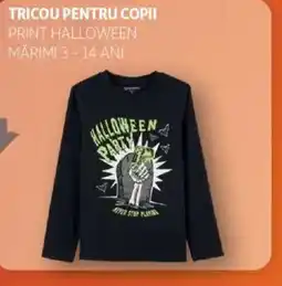 Auchan Tricou pentru copii print halloween Ofertă