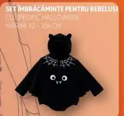 Auchan Set îmbrăcăminte pentru bebeluși cu specific halloween Ofertă
