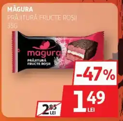 Auchan Măgura prăjitură fructe roşii Ofertă
