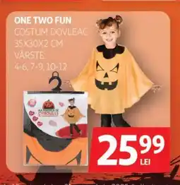 Auchan One Two Fun costum dovleac Ofertă