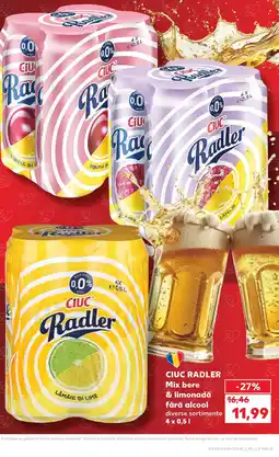 Kaufland CIUC RADLER Mix bere & limonadă fără alcool Ofertă