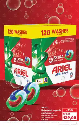 Kaufland ARIEL Detergent capsule pentru rufe Ofertă