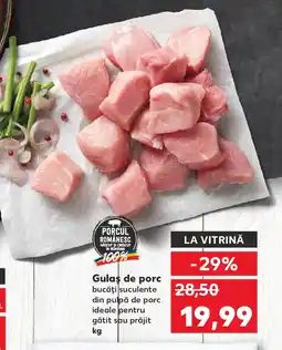 Kaufland Gulas de porc Ofertă