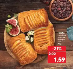 Kaufland Foietaj cu brânză şi stafide proaspăt copt Ofertă