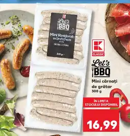 Kaufland Mini cârnaţi de grătar Ofertă