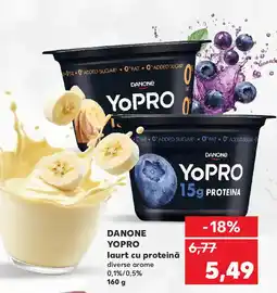 Kaufland DANONE YOPRO laurt cu proteină Ofertă