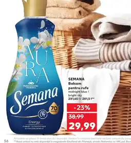 Kaufland SEMANA Balsam pentru rufe midnight blue / bright sky Ofertă