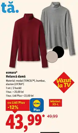 Lidl esmaraⓇ Helancǎ damă Ofertă