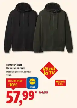 Lidl esmaraⓇ MEN Hanorac bărbați Ofertă