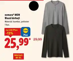 Lidl esmaraⓇ MEN Bluză bărbați Ofertă