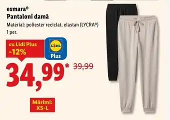 EsmaraⓇ Pantaloni damă