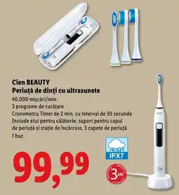 Lidl Cien BEAUTY Periuţă de dinți cu ultrasunete Ofertă