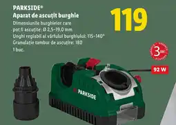Lidl PARKSIDE® Aparat de ascuțit burghie Ofertă