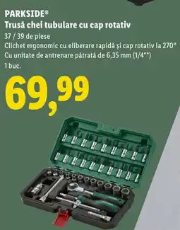 Lidl PARKSIDE® Trusǎ chei tubulare cu cap rotativ Ofertă