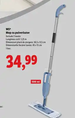 Lidl W5Ⓡ Mop cu pulverizator Ofertă